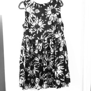 Joe Fresh Black and White cocktail dress sz 12 NWT